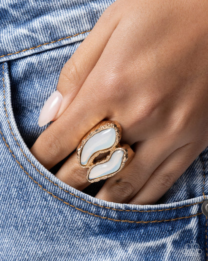 Sunset Slay - gold - Paparazzi ring