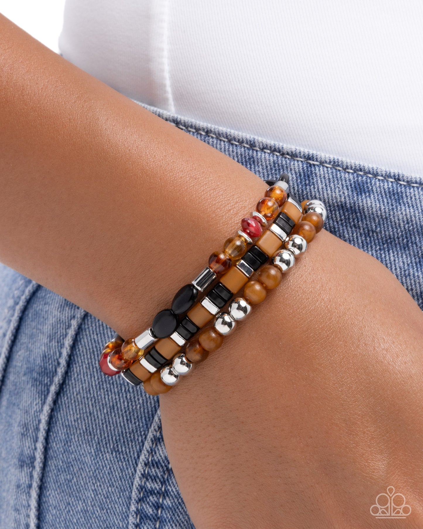 Sunset Stack - black - Paparazzi bracelet