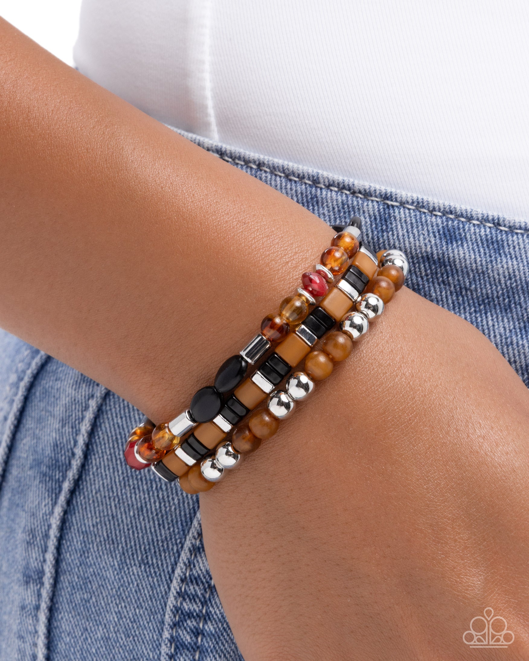 Sunset Stack - black - Paparazzi bracelet