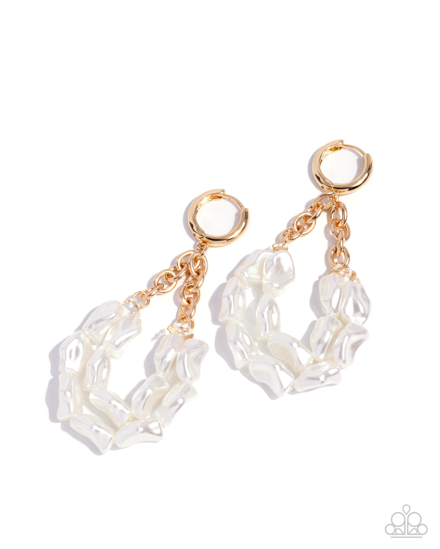 Sunset State of Mind - gold - Paparazzi earrings