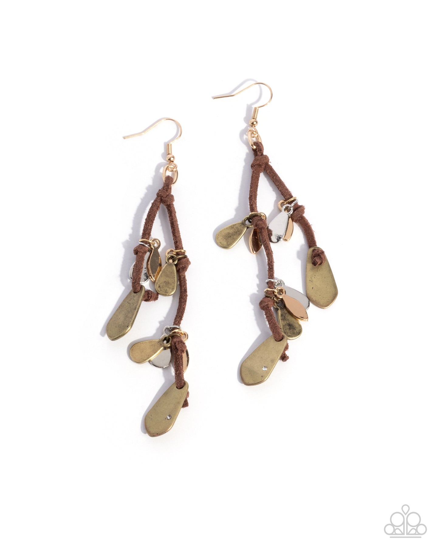 Sunset Suede - multi - Paparazzi earrings