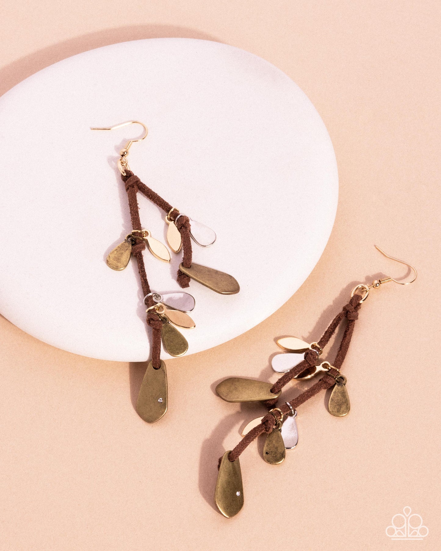 Sunset Suede - multi - Paparazzi earrings