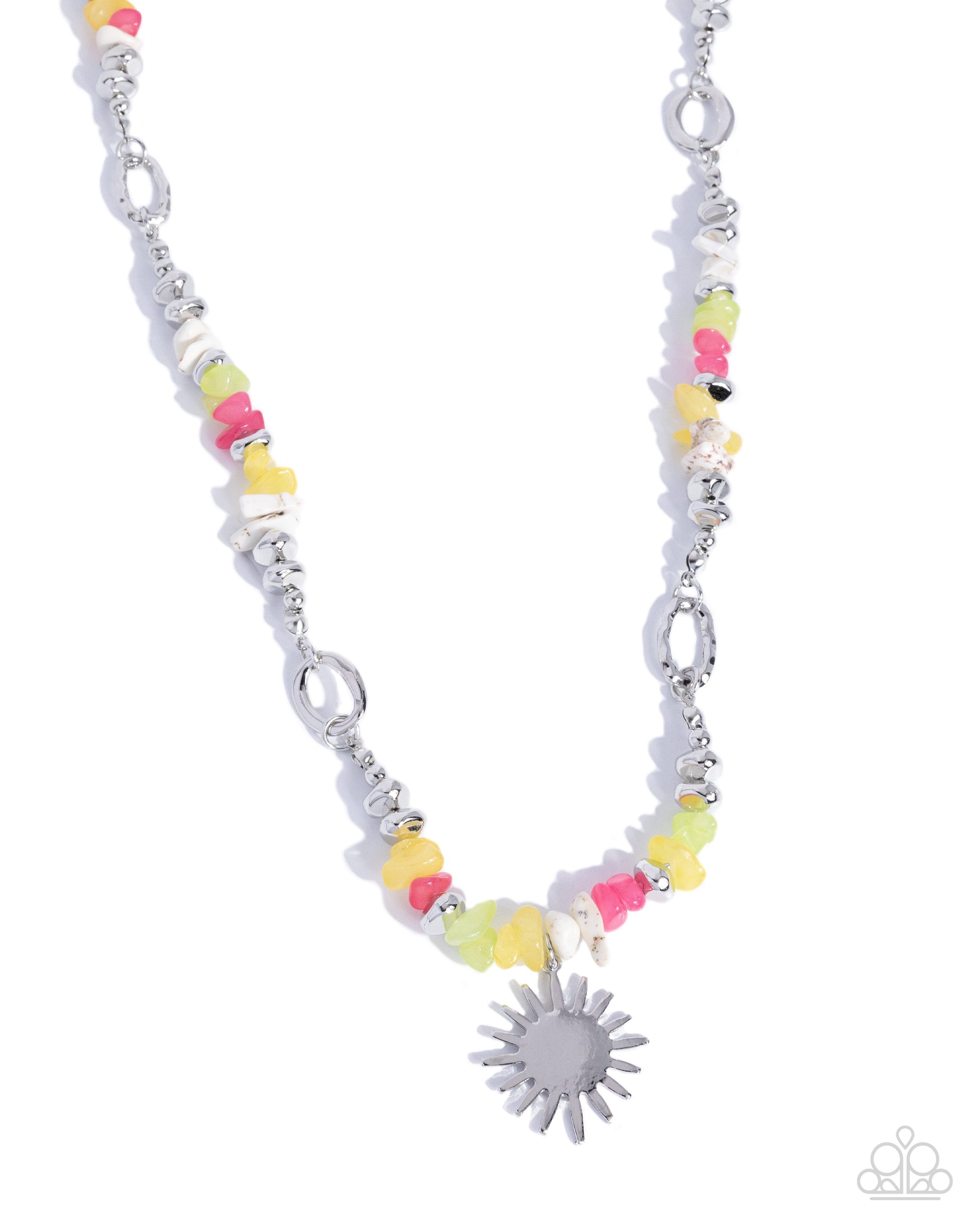Sunshine Search - yellow - Paparazzi necklace