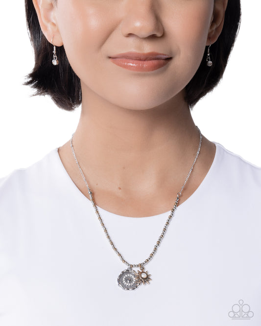 Sunshine Sojourn - white - Paparazzi necklace