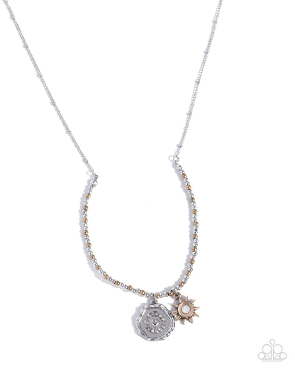 Sunshine Sojourn - white - Paparazzi necklace