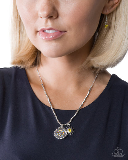 Sunshine Sojourn - yellow - Paparazzi necklace