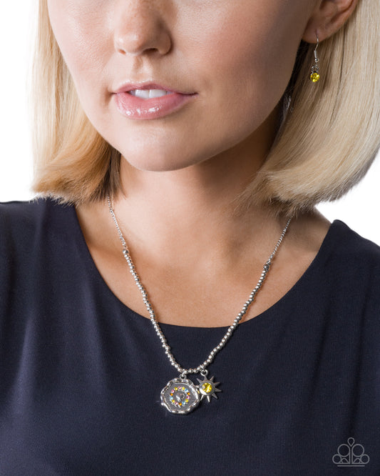 Sunshine Sojourn - yellow - Paparazzi necklace