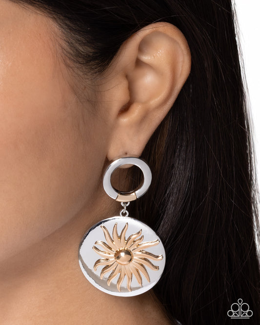 Sunshine Surge - multi - Paparazzi earrings