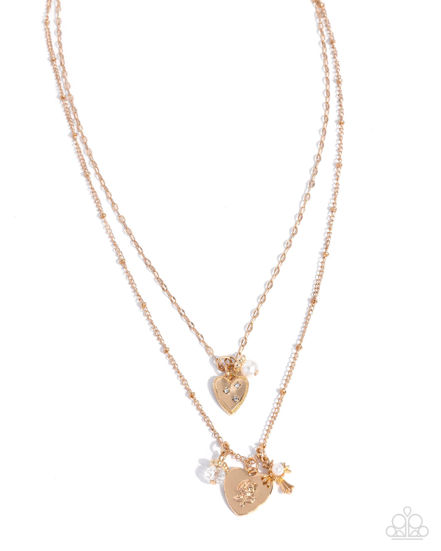 Supernal Shimmer - gold - Paparazzi necklace