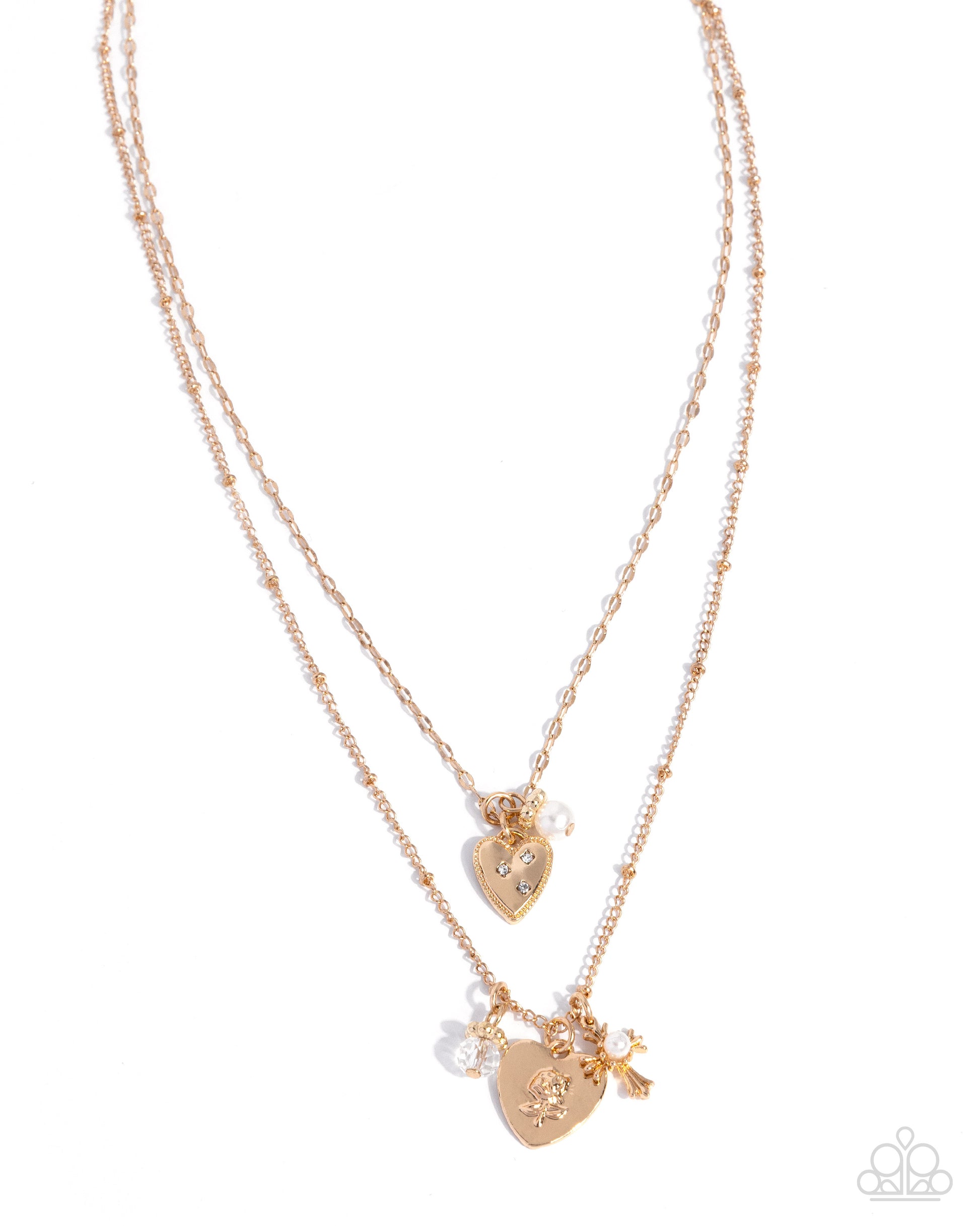 Supernal Shimmer - gold - Paparazzi necklace