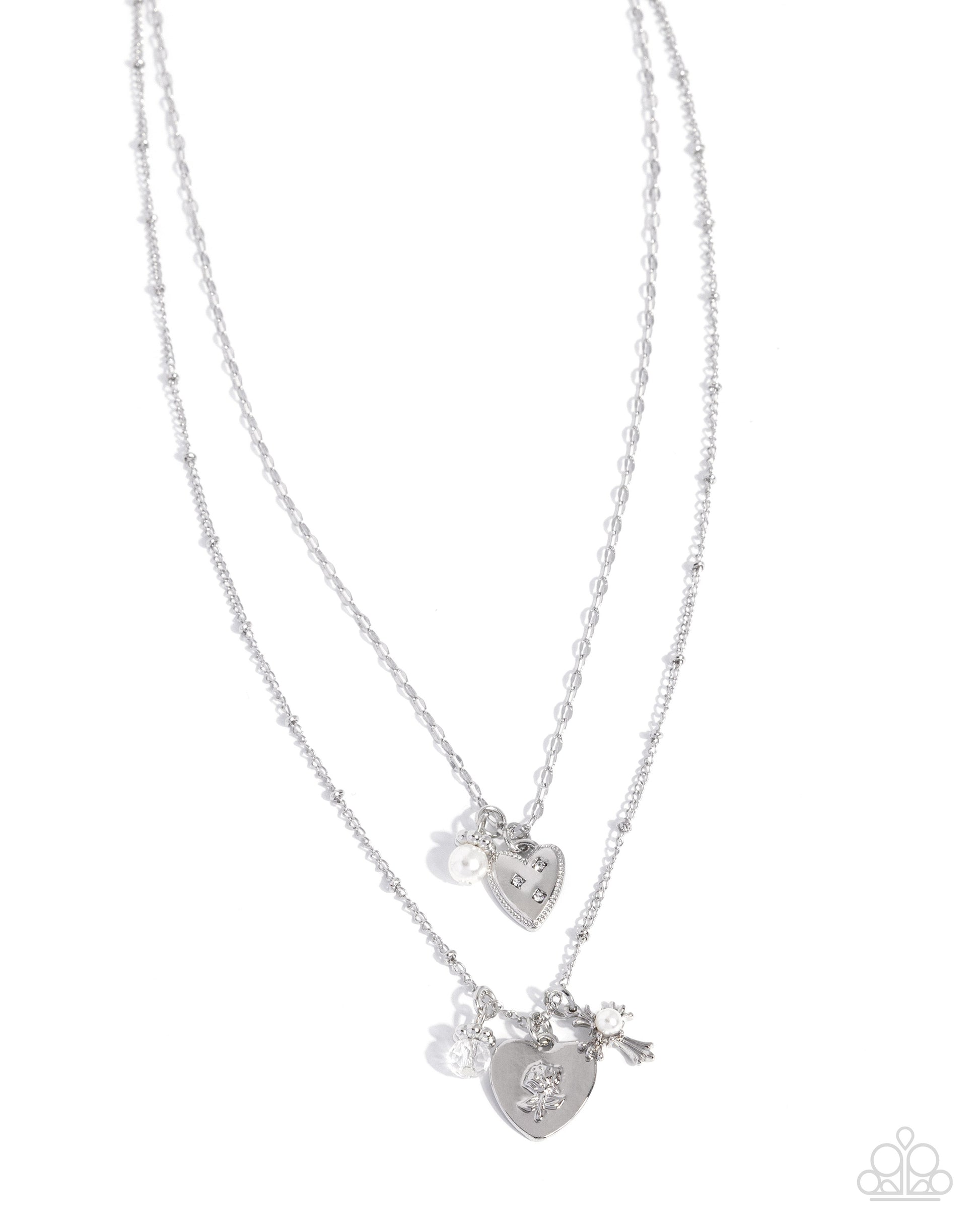 Supernal Shimmer - white - Paparazzi necklace