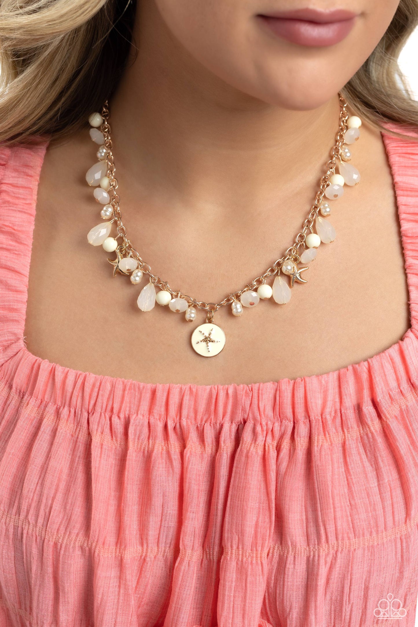 Surfer Serenade - gold - Paparazzi necklace