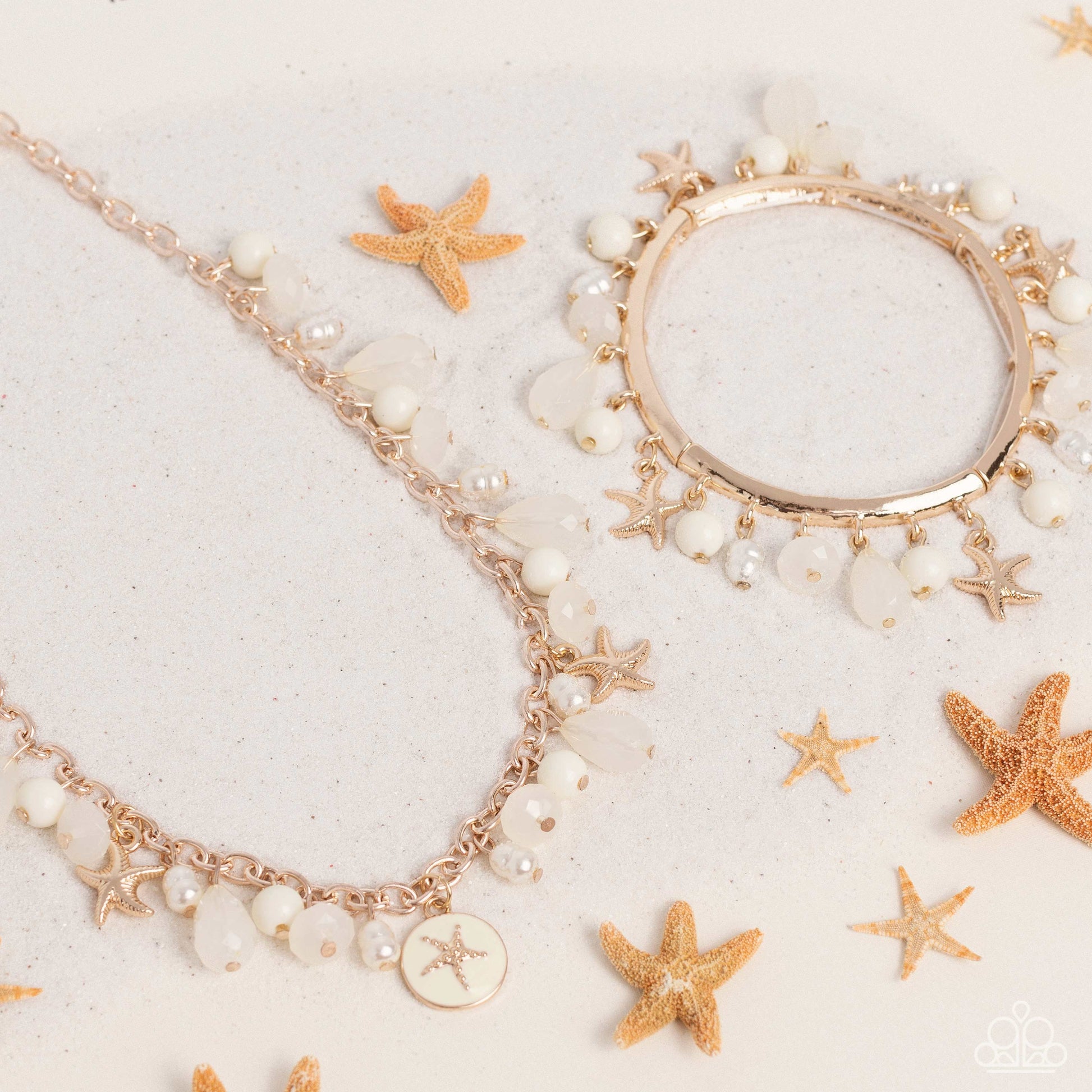 Surfer Serenade - gold - Paparazzi necklace