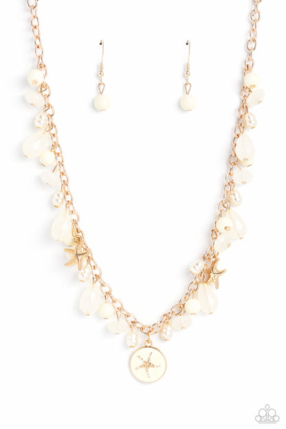 Surfer Serenade - gold - Paparazzi necklace