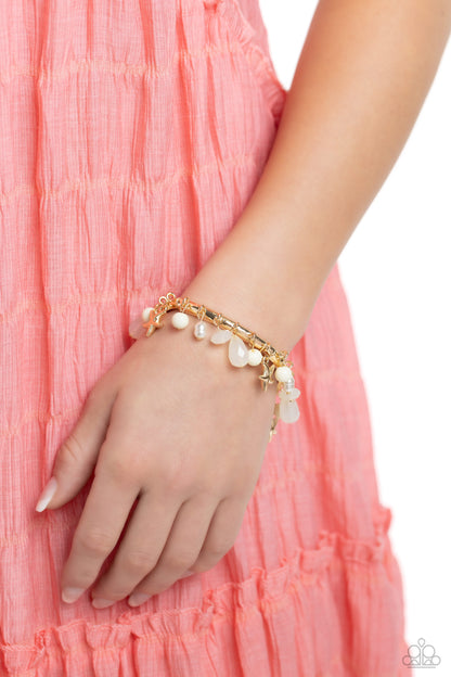 Surfer Shanty - gold - Paparazzi bracelet