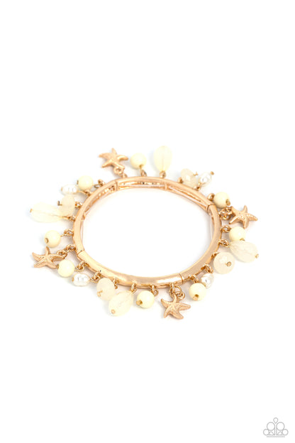 Surfer Shanty - gold - Paparazzi bracelet