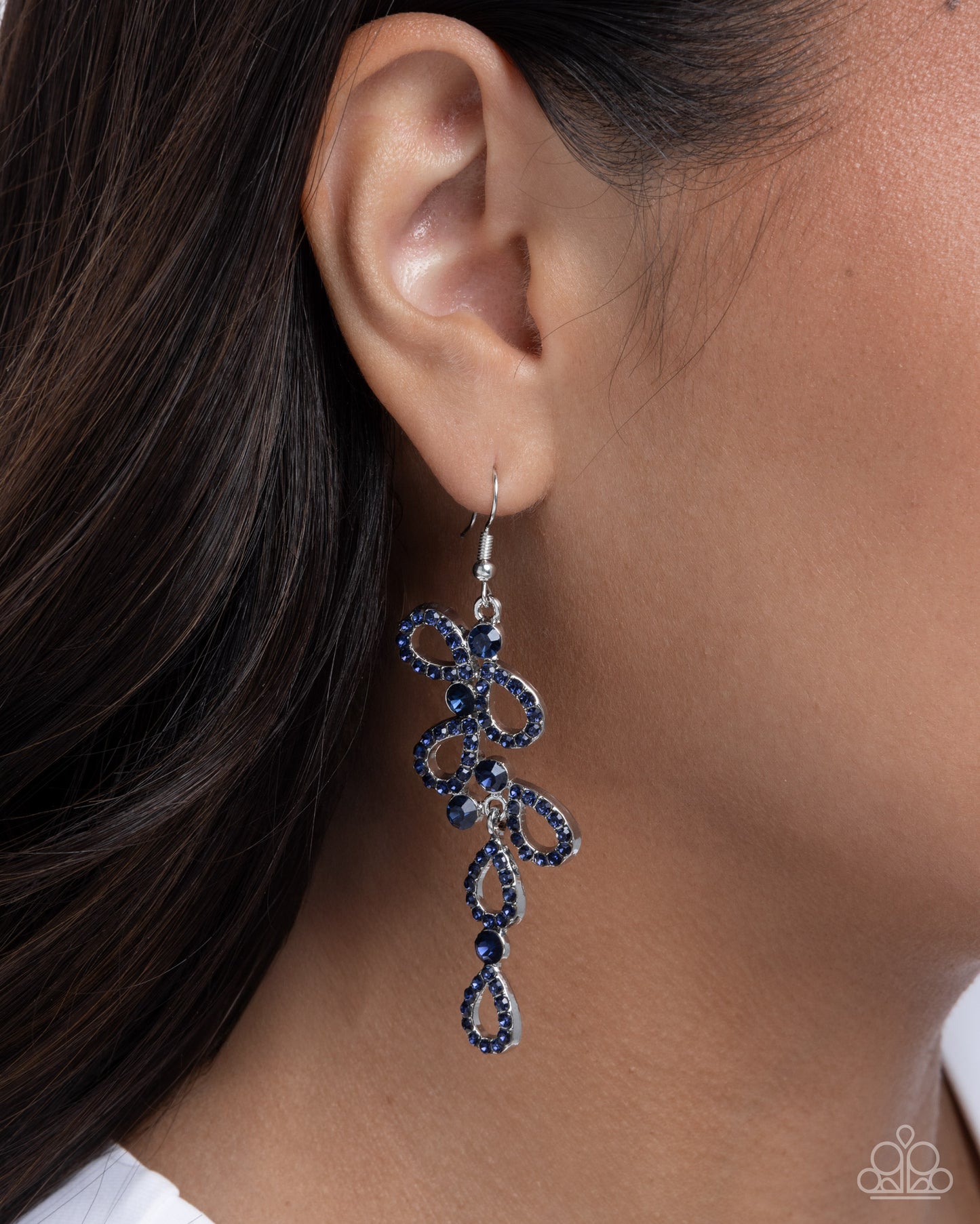 Surprising Sheen - blue - Paparazzi earrings
