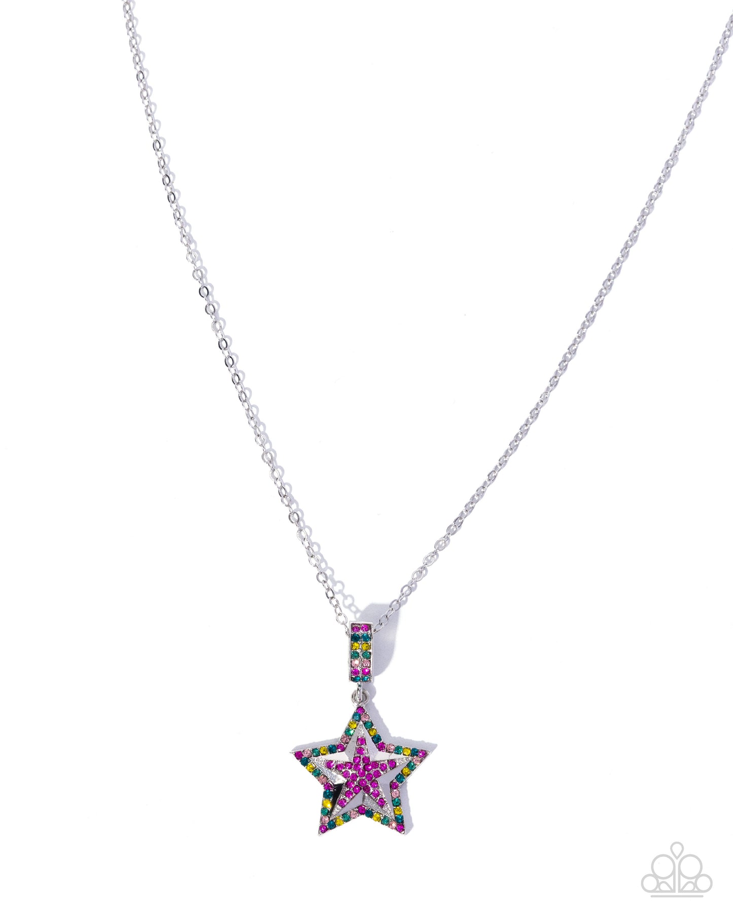 Surreal Star - pink - Paparazzi necklace