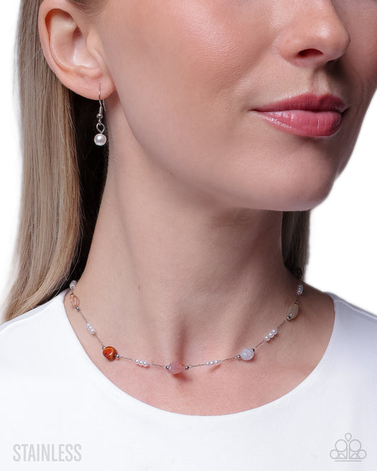 Surreal Sunset - brown - Paparazzi necklace