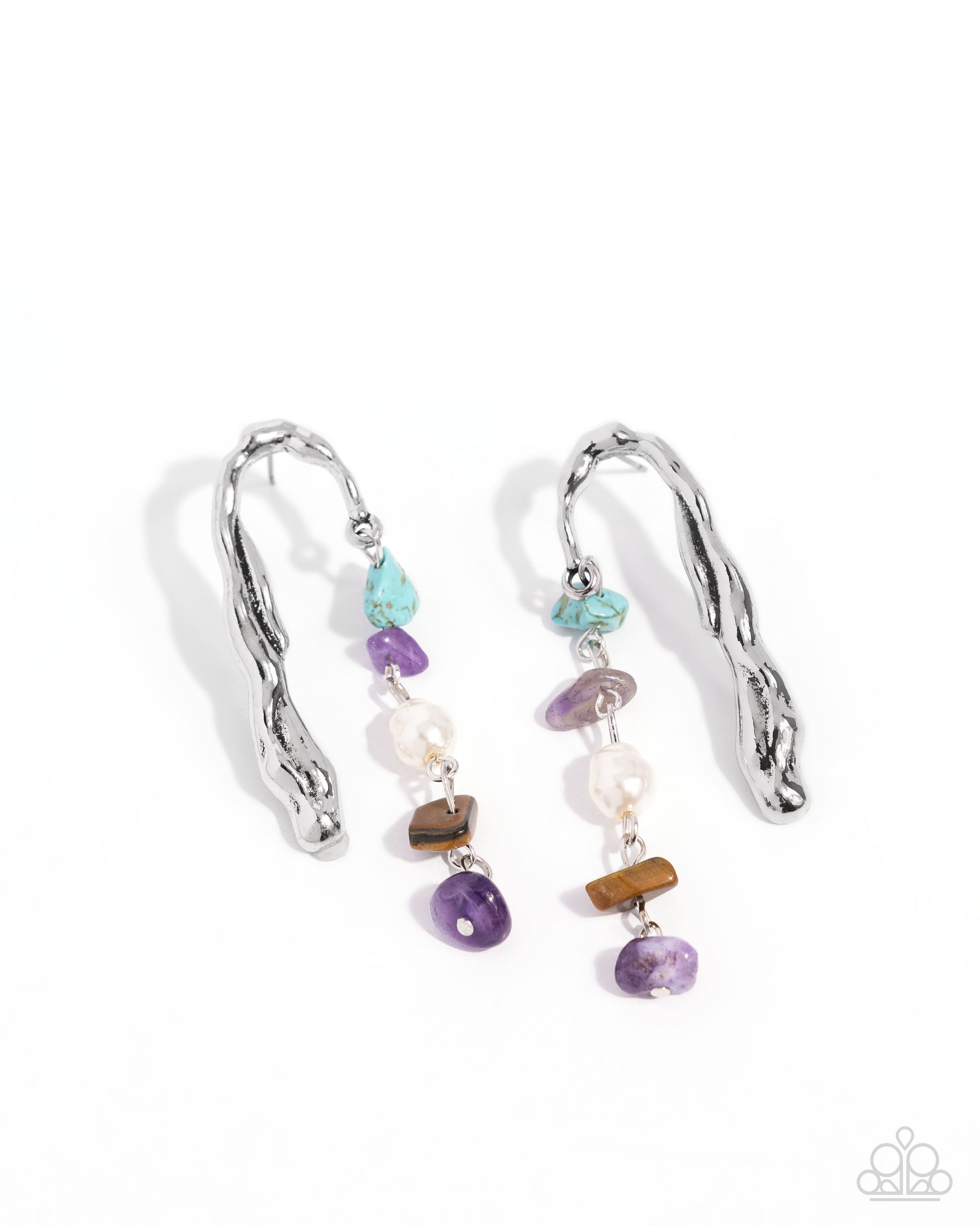 Suspended Sheen - multi - Paparazzi earrings