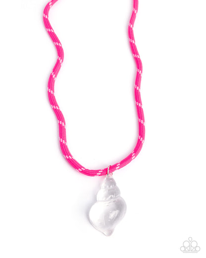 Swanky Shell - pink - Paparazzi necklace