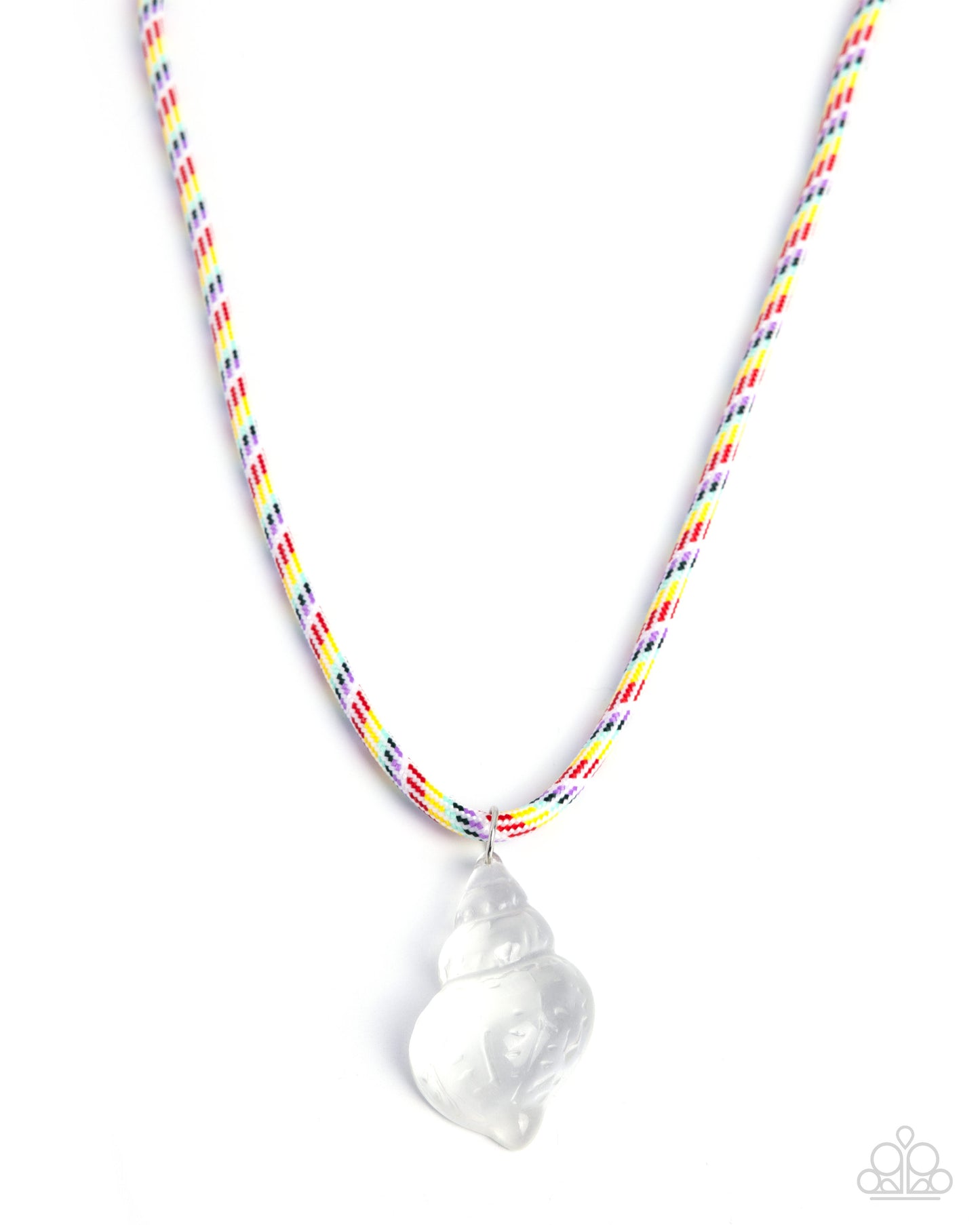 Swanky Shell - white - Paparazzi necklace