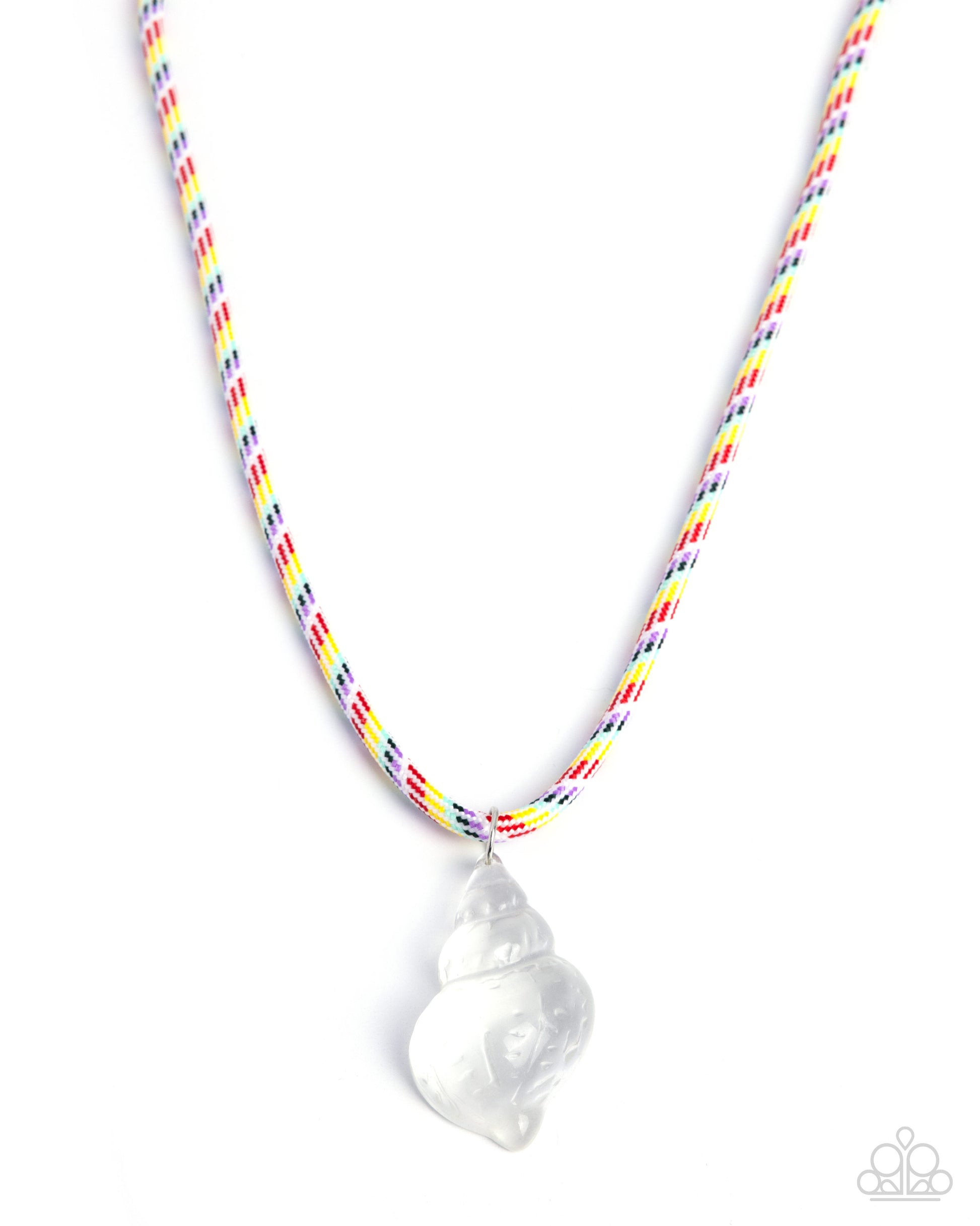 Swanky Shell - white - Paparazzi necklace