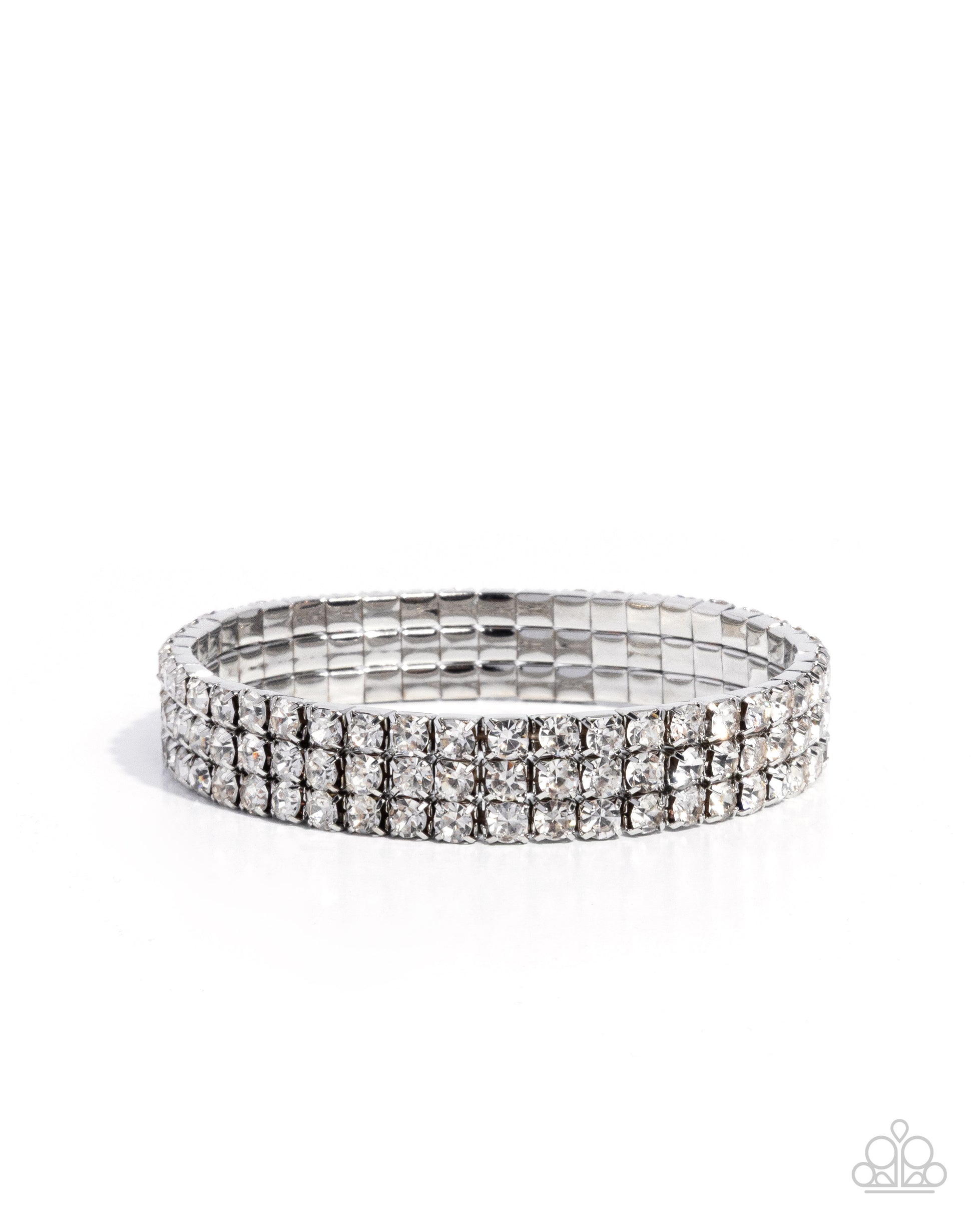 Swanky Surprise - white - Paparazzi bracelet