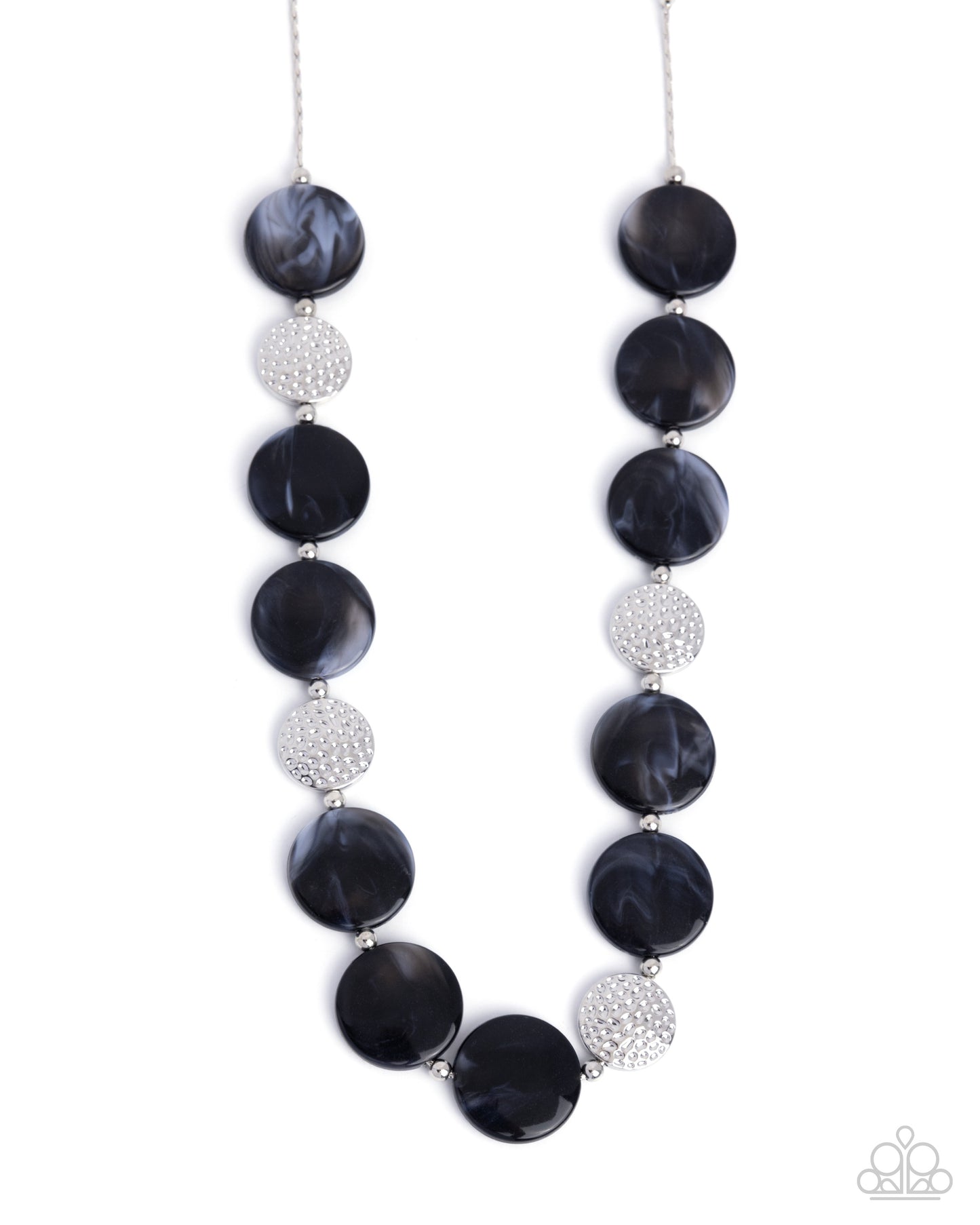 Swatch Shimmer - black - Paparazzi necklace