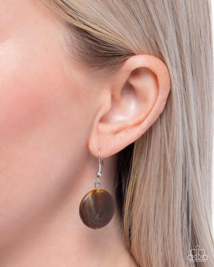 Swatch Shimmer - brown - Paparazzi necklace