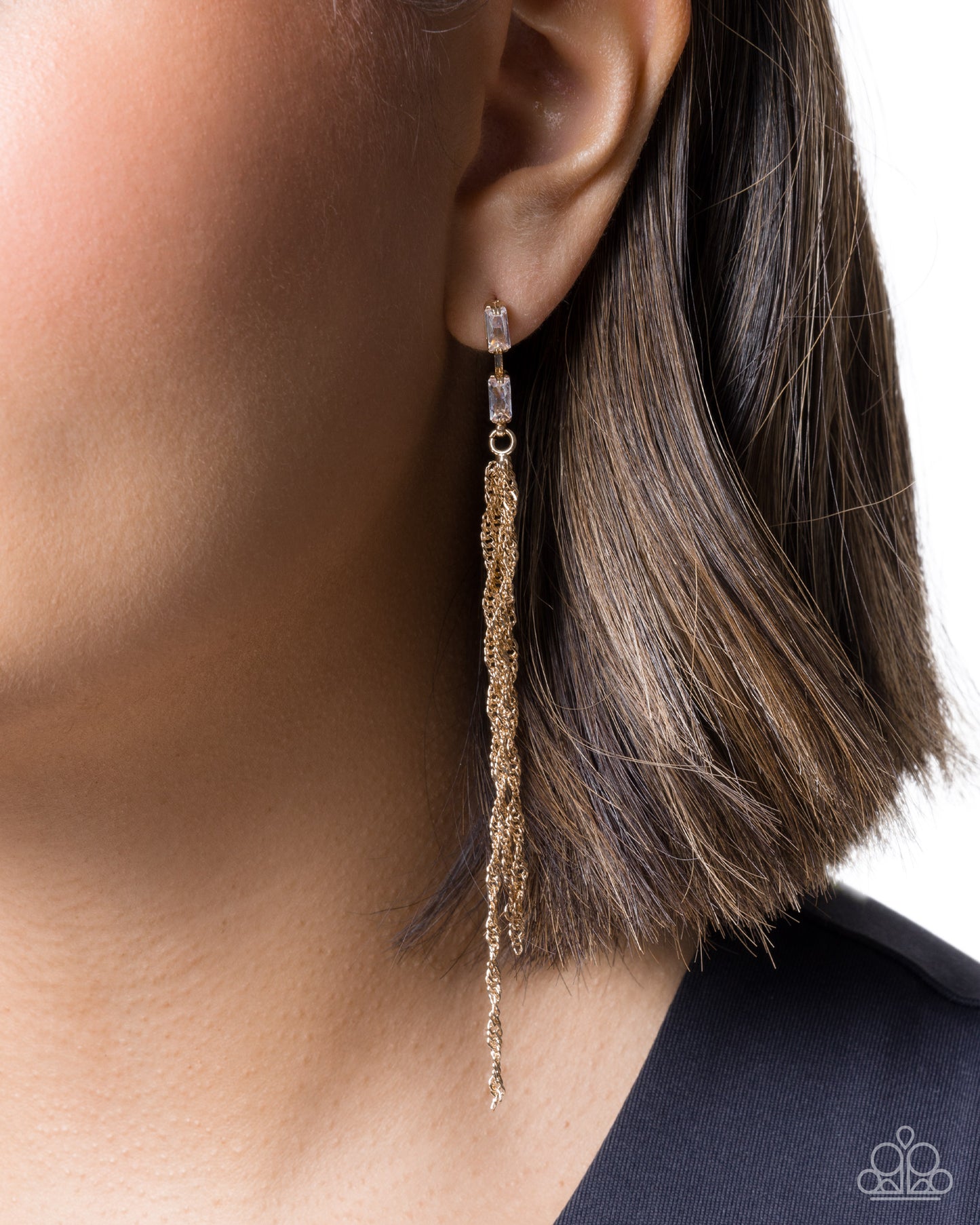 Swaying Spectacle - gold - Paparazzi earrings