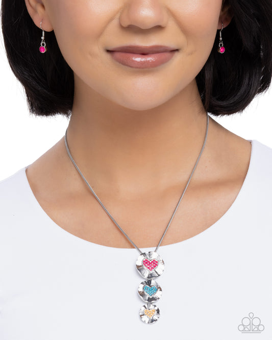 Swaying Sweetheart - multi - Paparazzi necklace