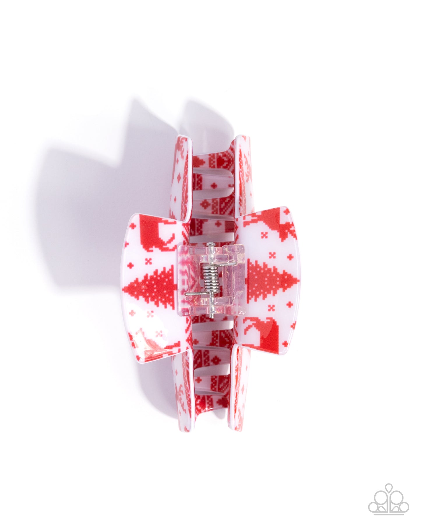 Sweater Story - red - Paparazzi hair clip