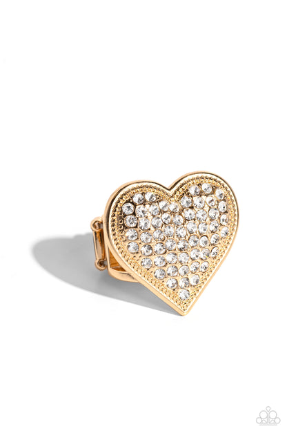 Sweet Serendipity - gold - Paparazzi ring