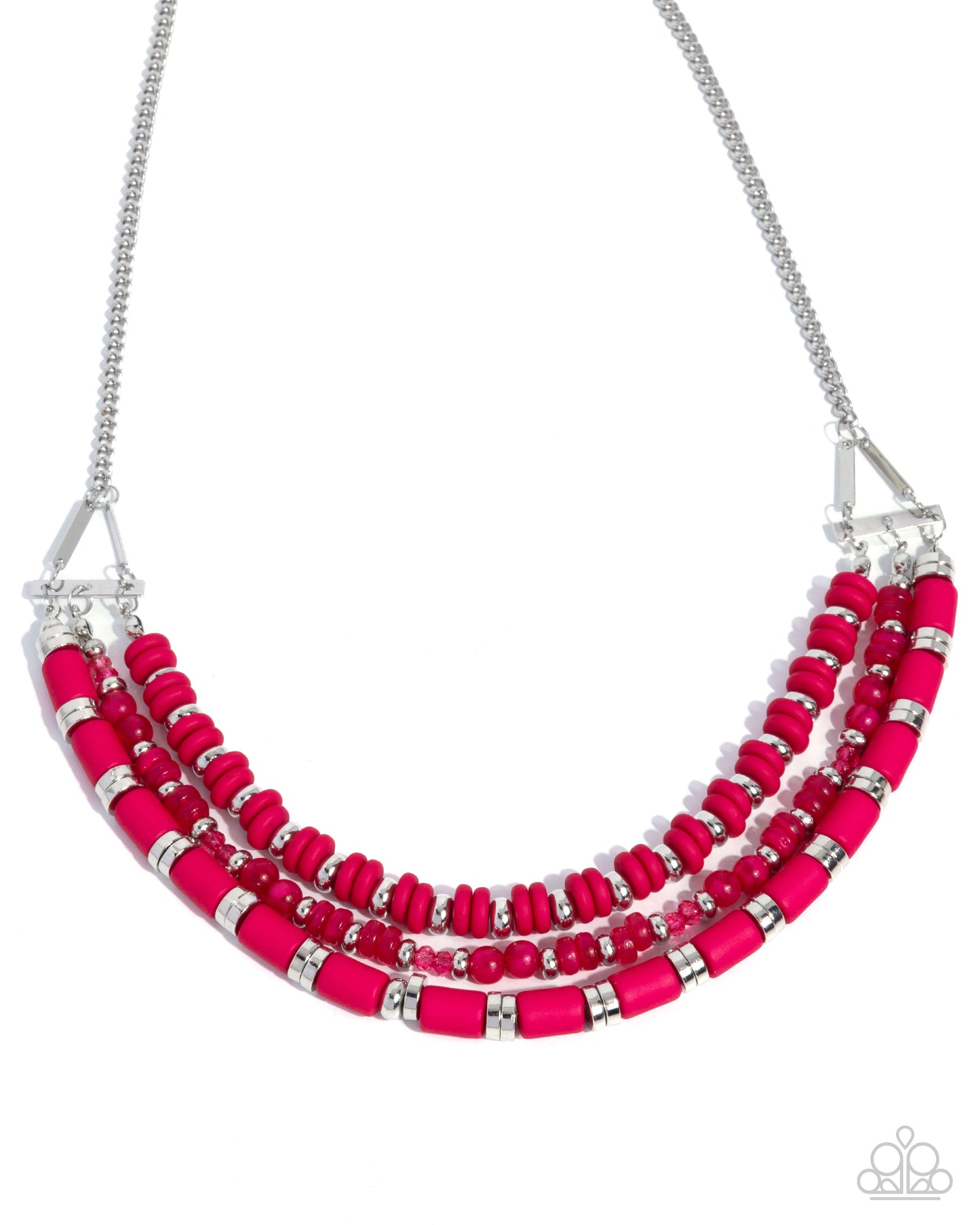 Sweet Series - pink - Paparazzi necklace