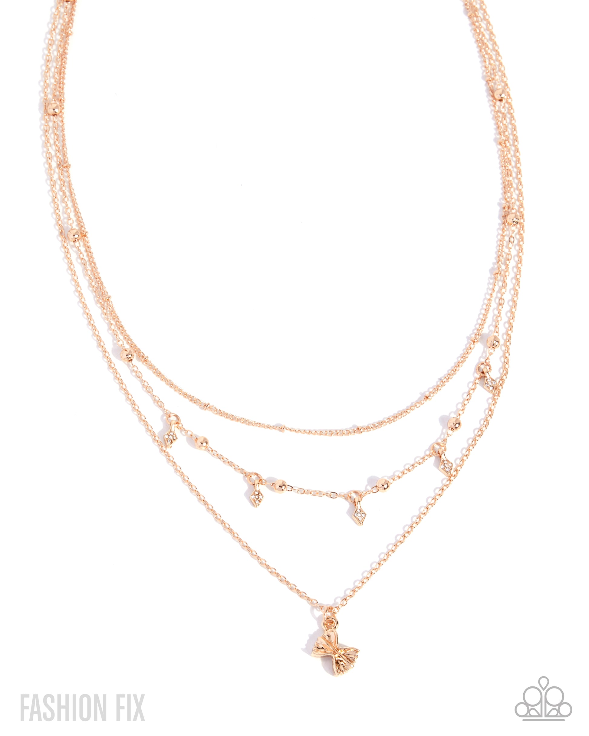 Sweet Sophistication - gold - Paparazzi necklace