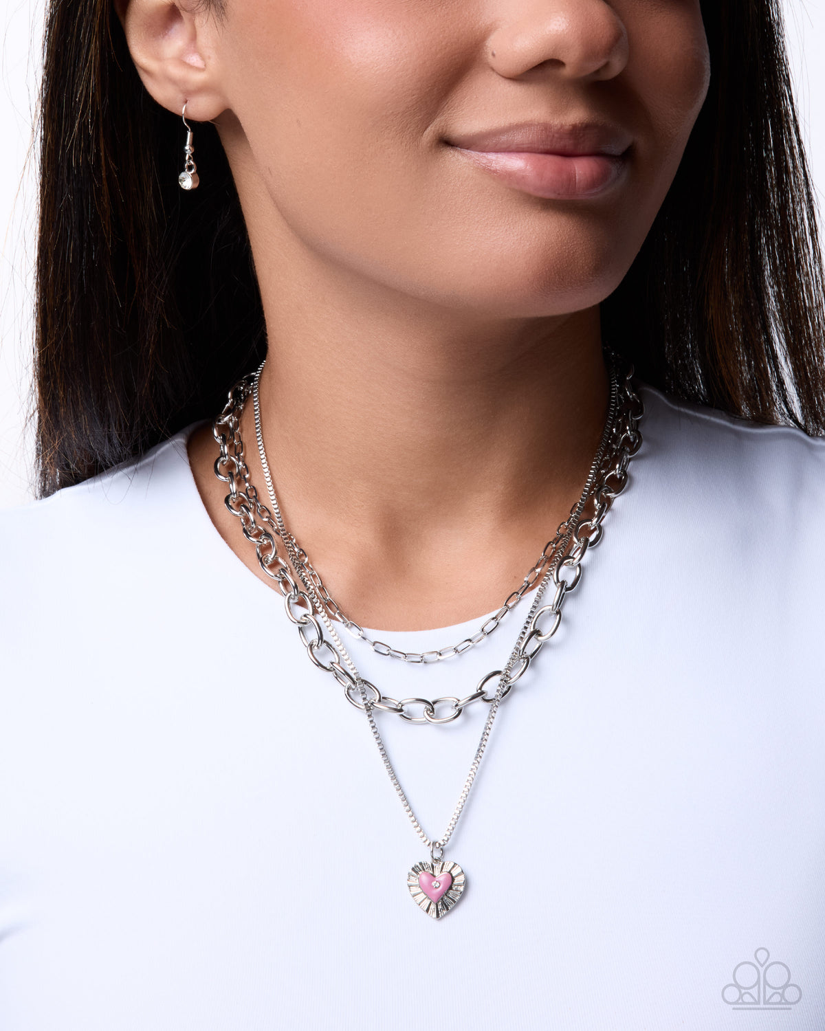 Sweet Sunburst - pink - Paparazzi necklace