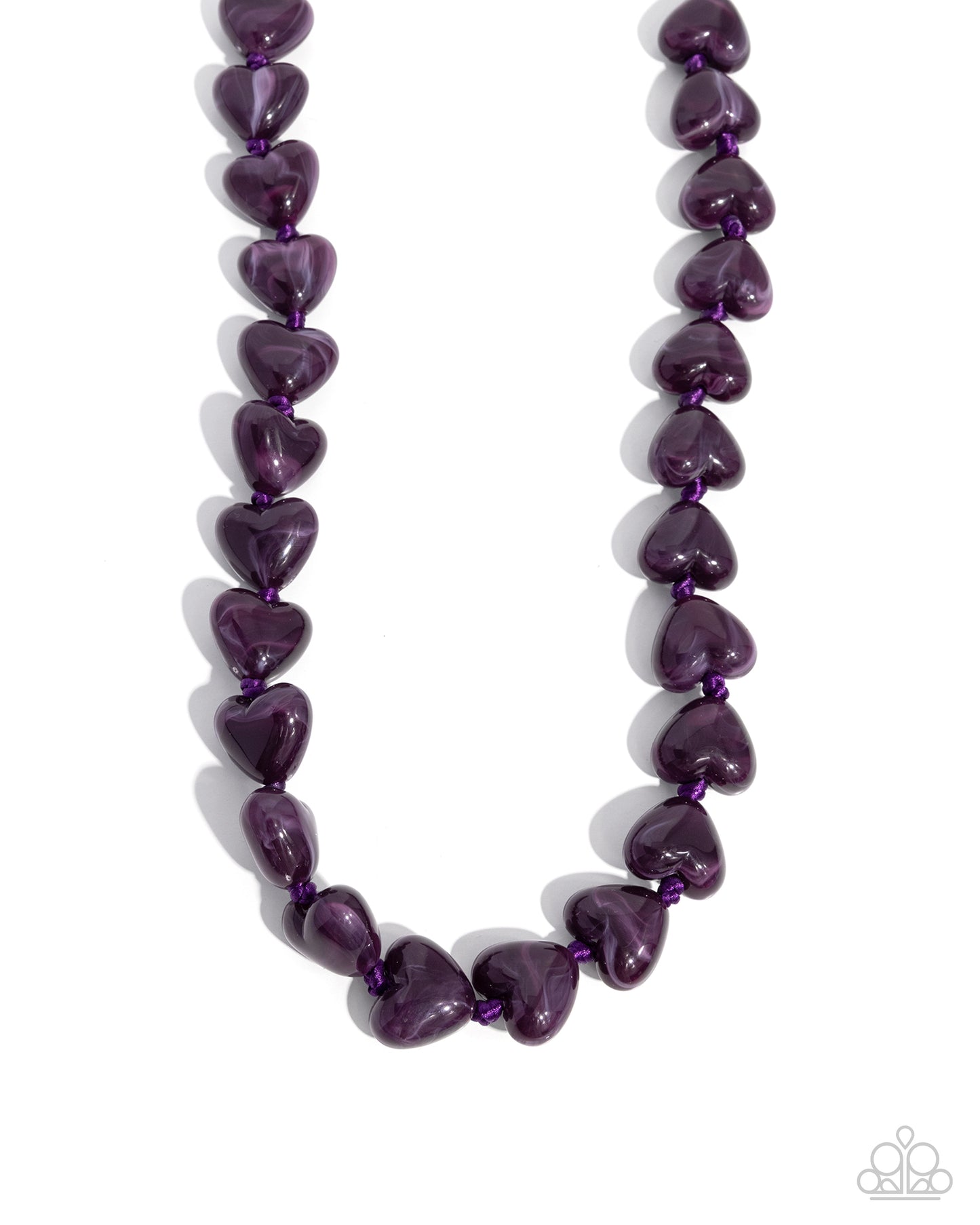 Sweetheart Scope - purple - Paparazzi necklace