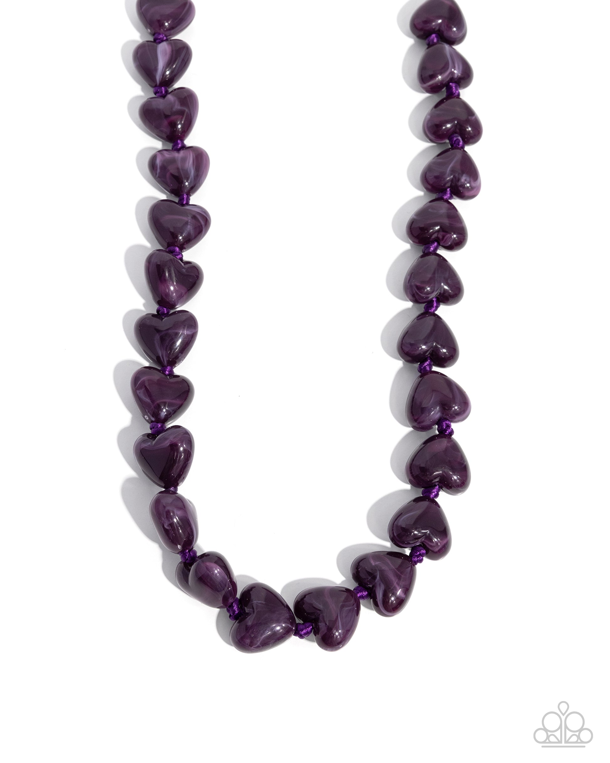 Sweetheart Scope - purple - Paparazzi necklace