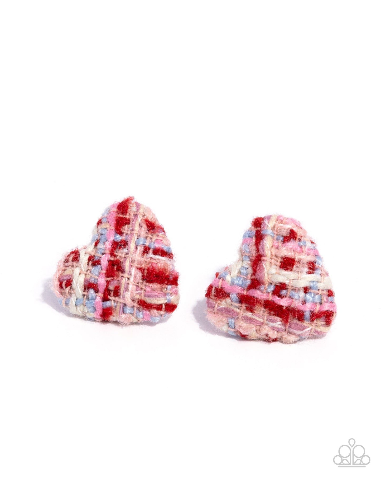 Sweetheart Stitching - pink - Paparazzi earrings