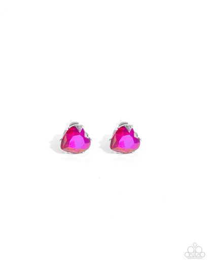 Sweetheart Stunner - pink - Paparazzi earrings