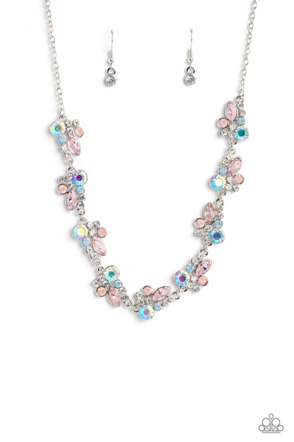 Swimming in Sparkles - multi - Paparazzi necklace