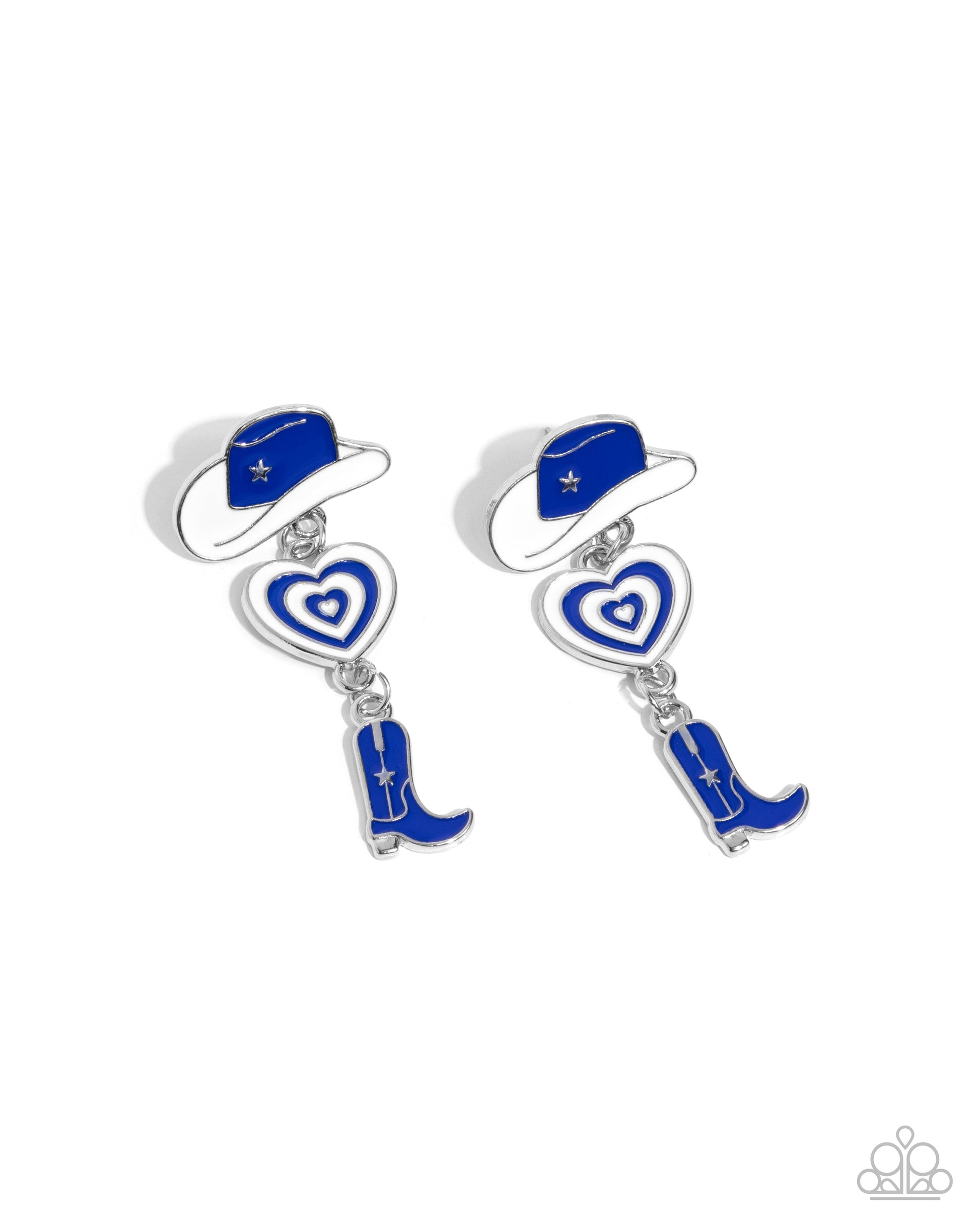 Swing Dance Delight - blue - Paparazzi earrings