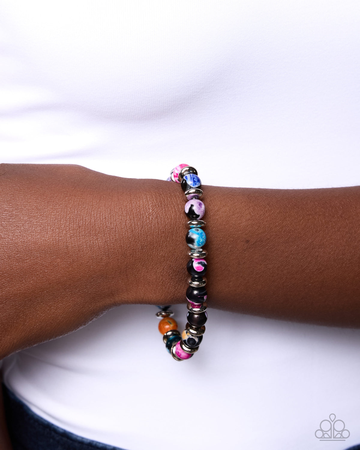 Swirled Surprise - multi - Paparazzi bracelet