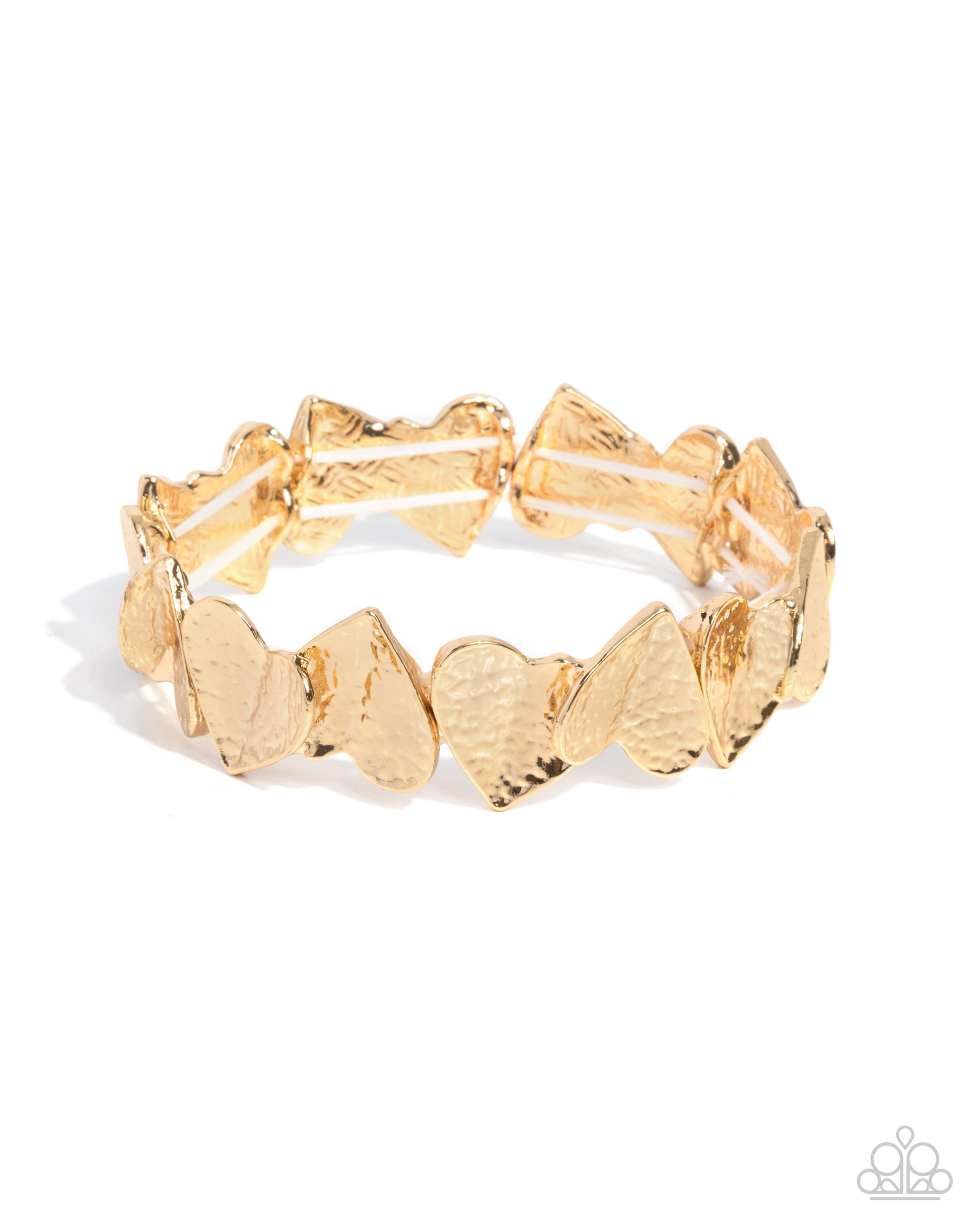 Swoon-Worthy Shimmer - gold - Paparazzi bracelet