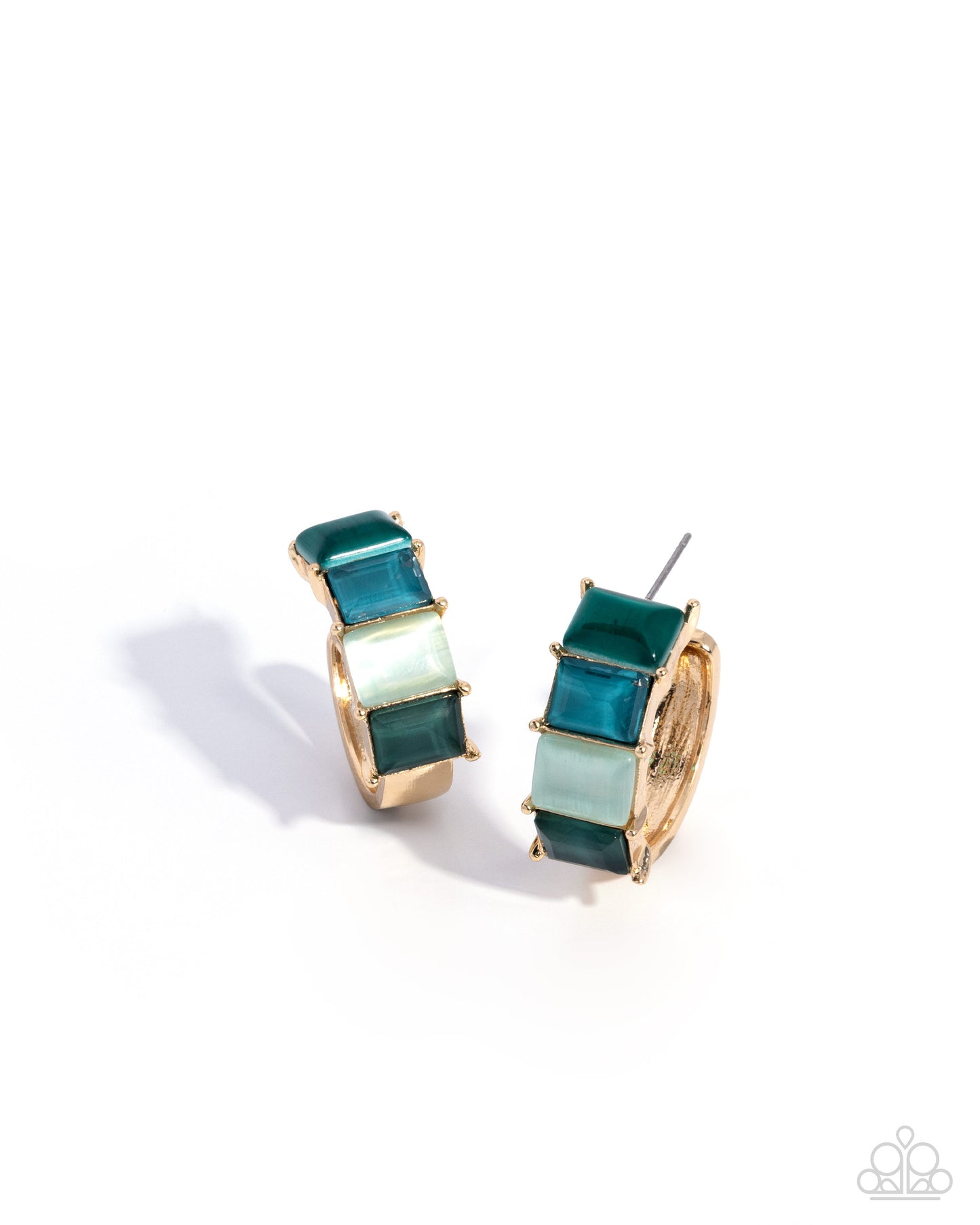 Swoon-Worthy Statement - green - Paparazzi earrings