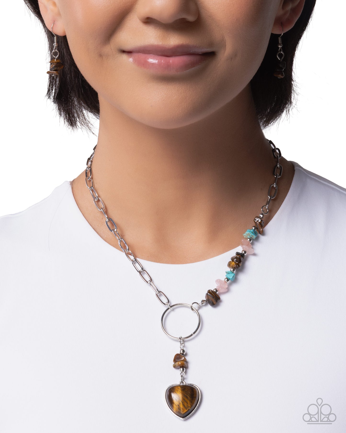 Swooning Sashay - brown - Paparazzi necklace