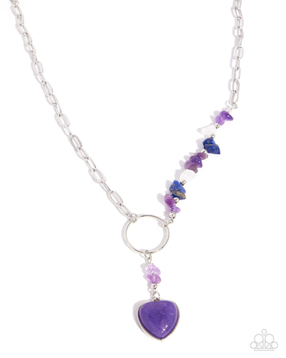 Swooning Sashay - purple - Paparazzi necklace