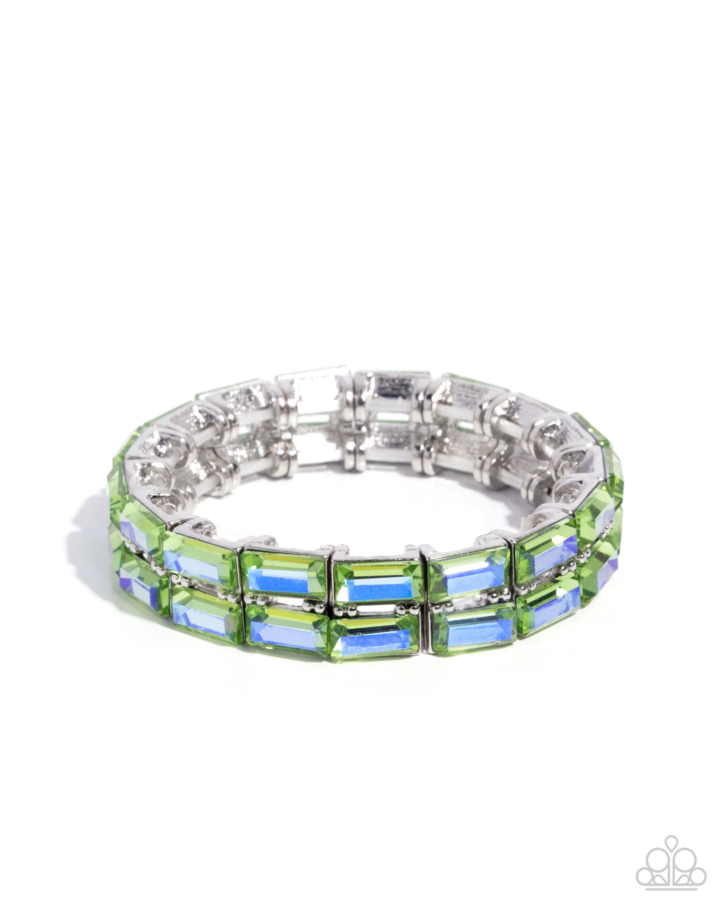 Symmetrical Statement - green - Paparazzi bracelet