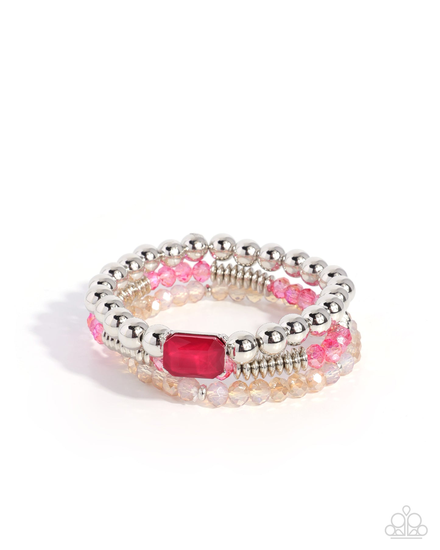 Synchronized Showcase - pink - Paparazzi bracelet